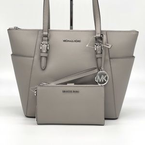Michael Kors Charlotte Bag with Double Zip…